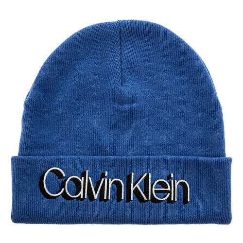 Шапка мужская Calvin Klein Jeans K50K5.5072.CH50 синий ONE SIZE в Бершка