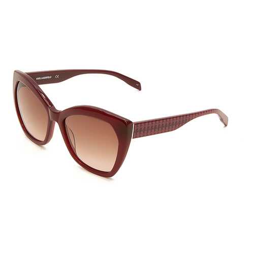 Солнцезащитные очки женские Karl Lagerfeld KL 929S бордовые в Бершка