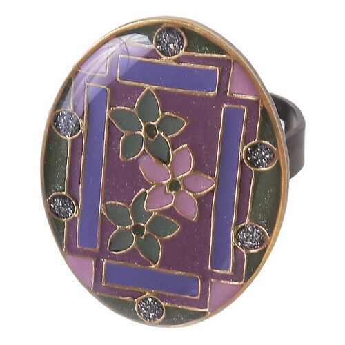 Кольцо женское Clara Bijoux K75807-7 фиолетовое в Бершка