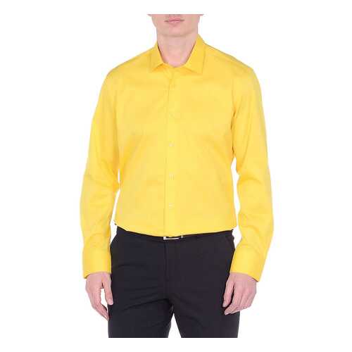 Рубашка мужская BAWER 1R00012-12 желтая S в Бершка