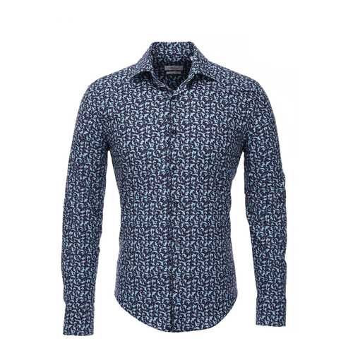 Рубашка мужская BAWER RZ1412065-04 синяя S в Бершка