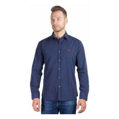 Рубашка мужская Dairos GD81100360 синяя M в Бершка