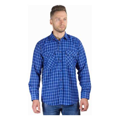 Рубашка мужская DAIROS GD81100372 синяя M в Бершка