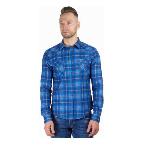 Рубашка мужская Dairos GD81100389 синяя XL в Бершка
