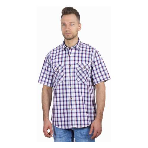 Рубашка мужская Dairos GD81100395 синяя L в Бершка