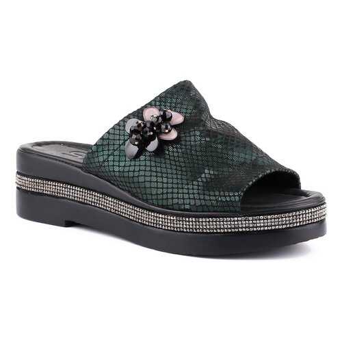 Сабо женские Shoes Market 66817428-PA-E201-BA91 зеленые 38 RU в Бершка