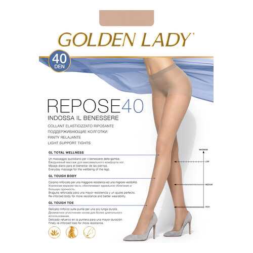 Колготки Golden Lady REPOSE 40, visone gld, 4/L в Бершка