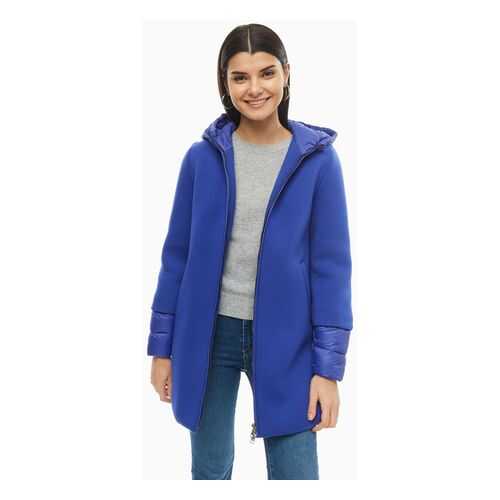 Куртка женская United Colors of Benetton 2AKM534R5_1T3 синяя 42 IT в Бершка