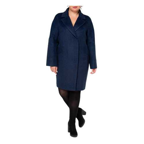 Пальто женское KR 7716 синее 52 RU в Бершка