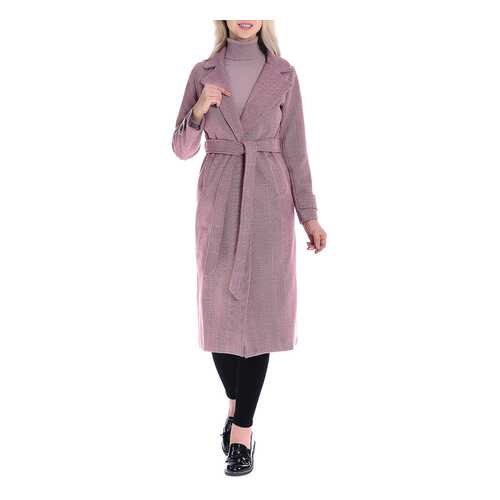 Пальто женское N.A.Z. 5061K розовое 48 RU в Бершка