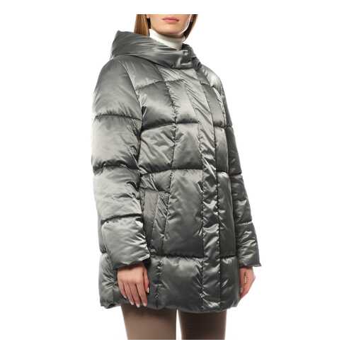 Пуховик-пальто женский De Marse К-1172 серый 56 RU в Бершка