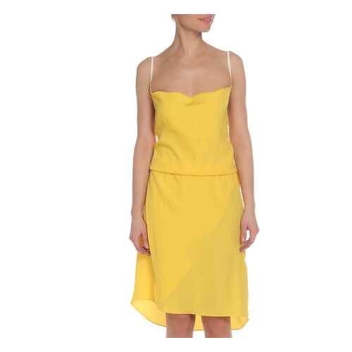 Платье женское C'N'C Costume National 4N7440 73031 желтое 44 IT в Бершка