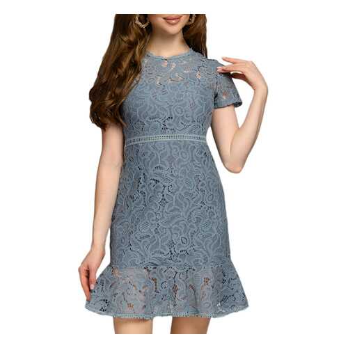 Платье женское D&M by 1001DRESS 0112001-30067BL синее S в Бершка