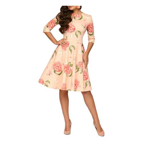 Платье женское D&M by 1001DRESS DM01487PH розовое S в Бершка