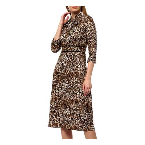 Платье женское EMANSIPE 968270231 коричневое 50 RU в Бершка