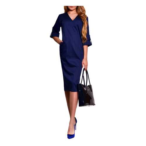 Платье женское FRANCESCA LUCINI F0545-6 синее 42 RU в Бершка