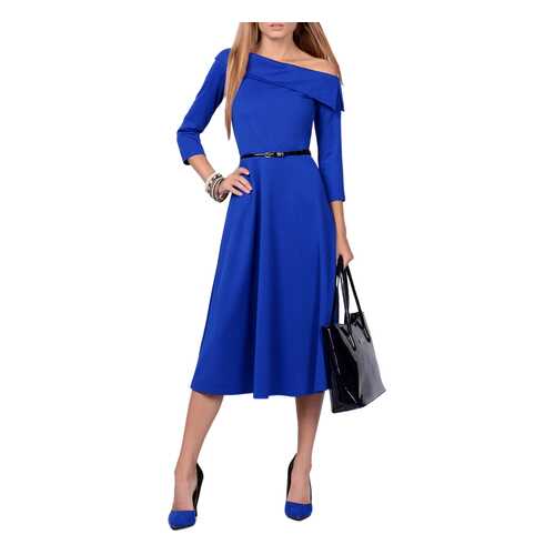 Платье женское FRANCESCA LUCINI F0724-4 синее 48 RU в Бершка