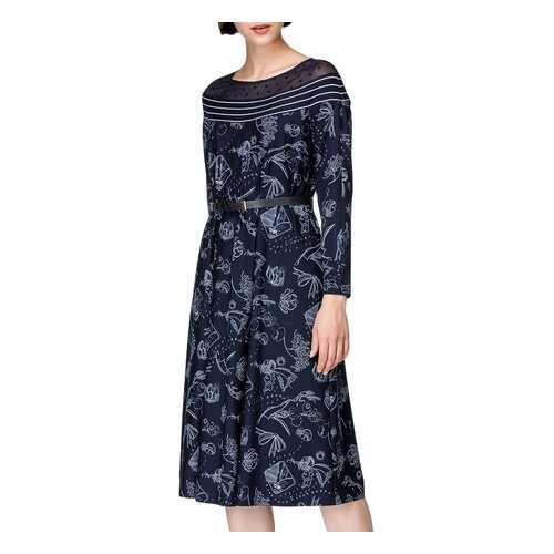 Платье женское Helmidge 7970 синее 18 UK в Бершка