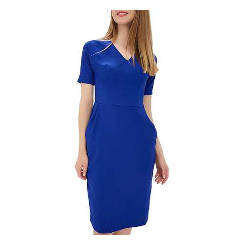 Платье женское IMAGO 22.37.507152 синее 44 RU в Бершка