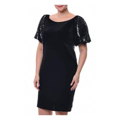 Платье женское N.A.Z. 61614 черное 56 RU в Бершка