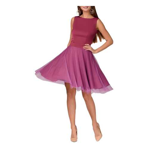 Вечернее платье женское D&M by 1001DRESS DM01421BE розовое L в Бершка