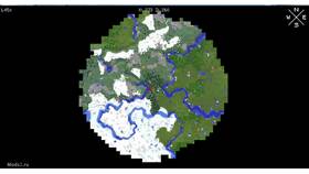 Как открыть карту в моде Xaero's Minimap в Бершка