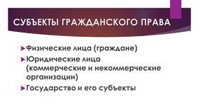 Юридические лица как субъекты гражданского права в Бершка