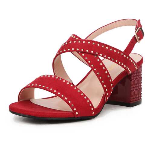 Босоножки женские T.Taccardi JX20S-242B красные 36 RU в Бершка