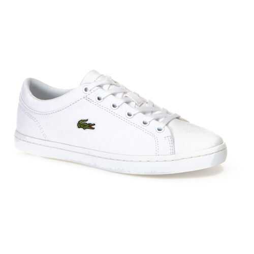 Кеды женские Lacoste Straightset BL 2 белые 37.5 RU в Бершка