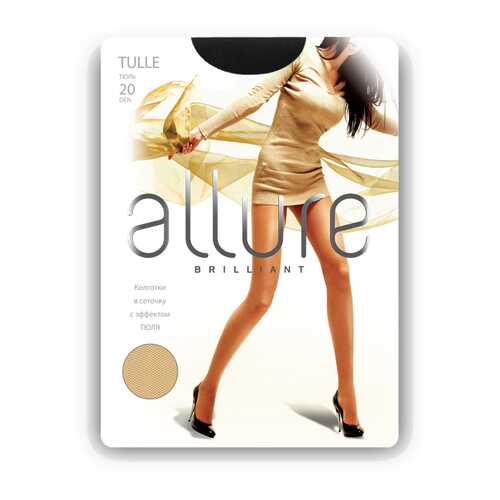 Колготки женские ALLURE ALL TULLE 20 черные 4 в Бершка